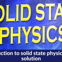 Kittel solid state physics solutions