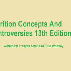 Nutrition concepts and controversies 16th