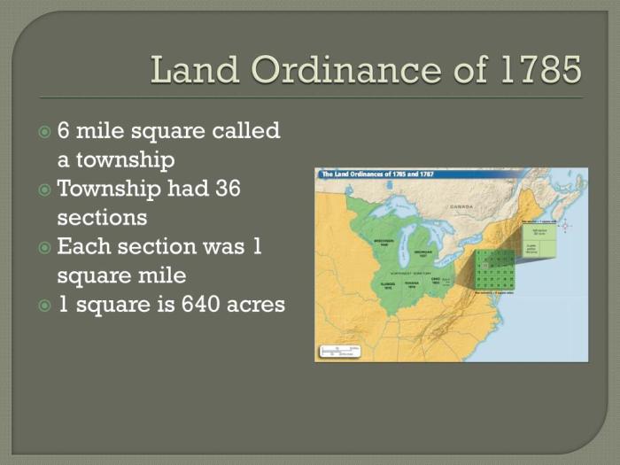 Ordinance land 1785 ppt powerpoint presentation section