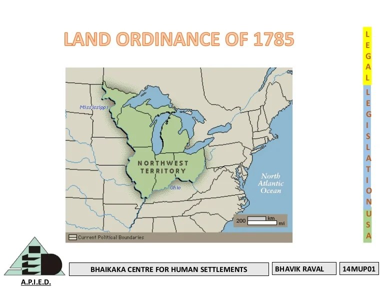 Land ordinance of 1785 apush