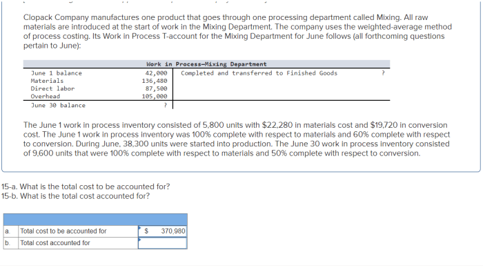 Company manufactures goes mixing department solved processing called raw through transcribed problem text been show has questions