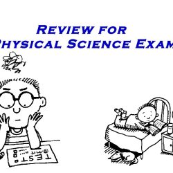 Physical science b semester exam