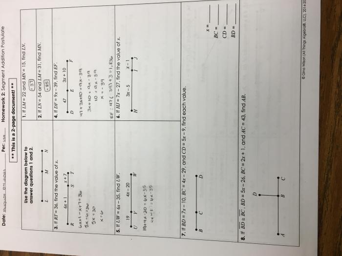 Unit 1 geometry basics answer key homework 2